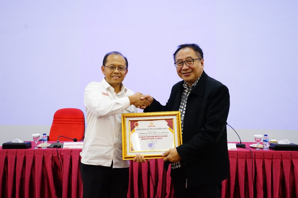 IHT bersama Bank Eka Lampung dengan Tema "STRATEGI PENYELESAIAN KKB BERMASALAH MELALUI PERSUASIF & LITIGASI"