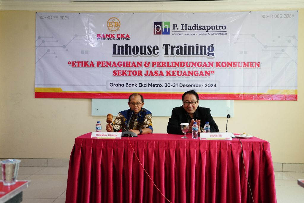 In-House Training "Etika Penagihan & Perlindungan Konsumen Sektor Jasa Keuangan" bersama Bank Eka Desember 2024