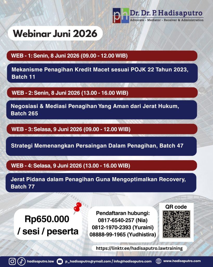 Tema & Jadwal Public Training dan Webinar Juni 2026